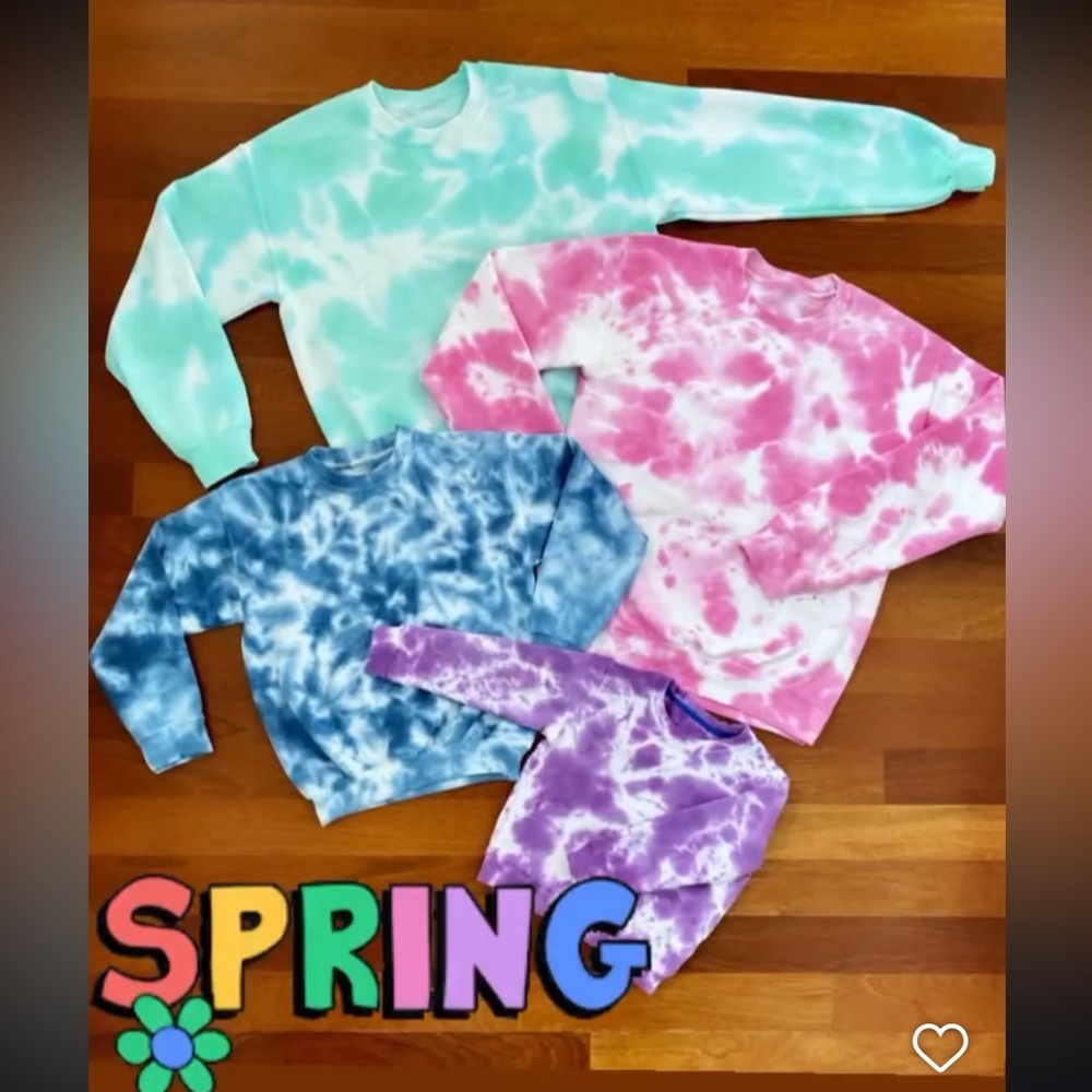 CUSTOM Kozy & Bright Tie-Dye add on to certain items.